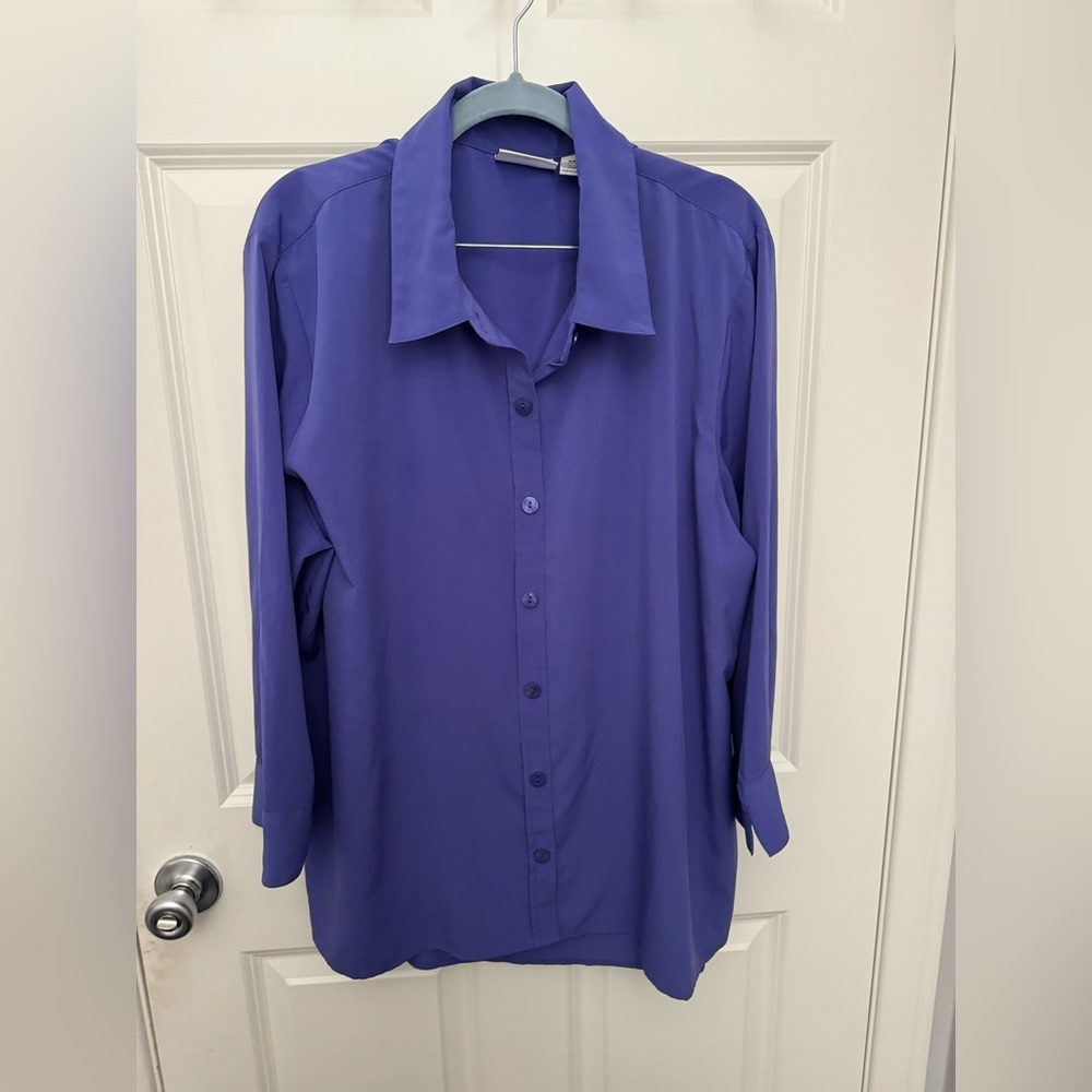 Cali and York purple blouse